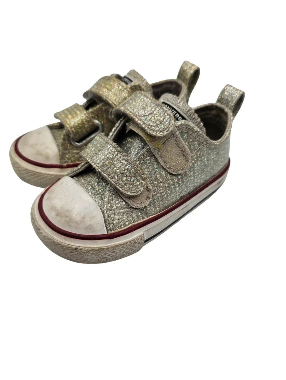 Converse Chuck Taylor All Star 2V Ox Toddler's Shoes Mouse-Enamel Red Sz 5